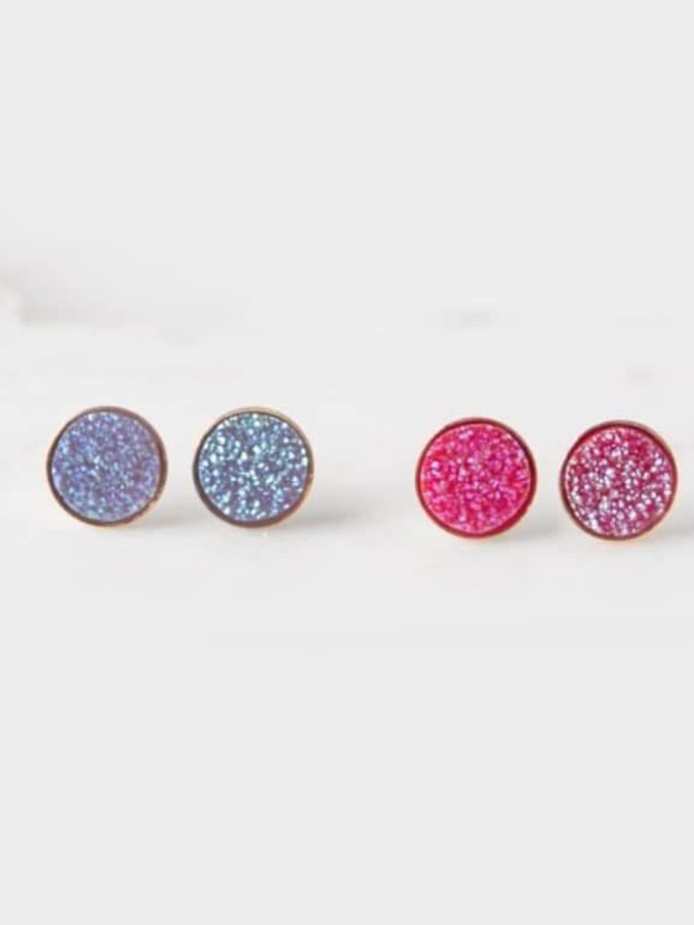 Plunder Harlow Druzy Stud Earrings
